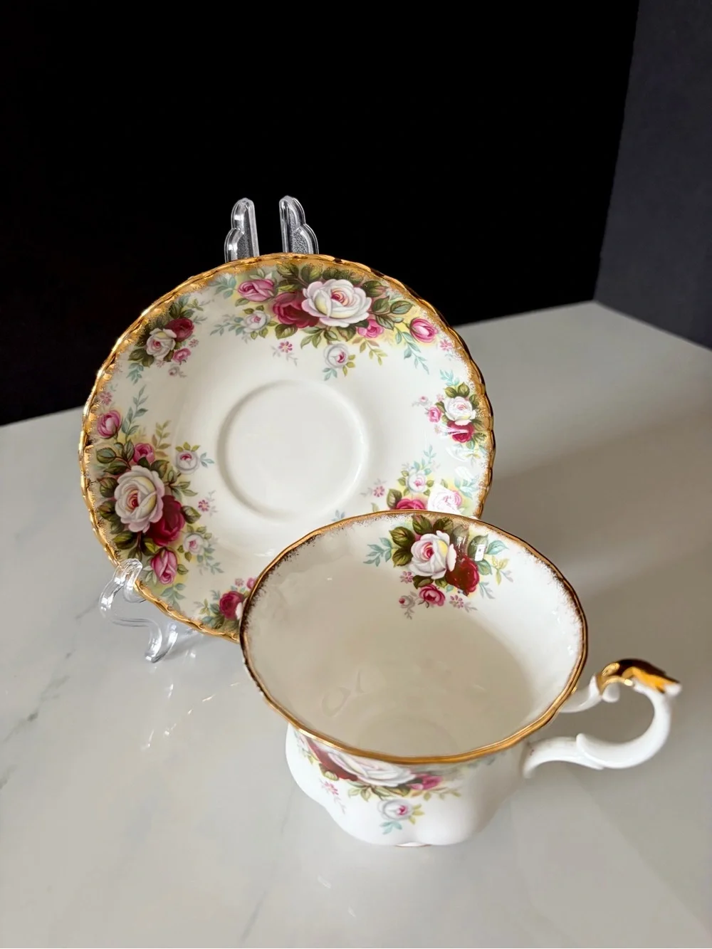 Celebration Cup & Saucer by Royal Albert